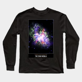 High Resolution Astronomy The Crab Nebula Long Sleeve T-Shirt